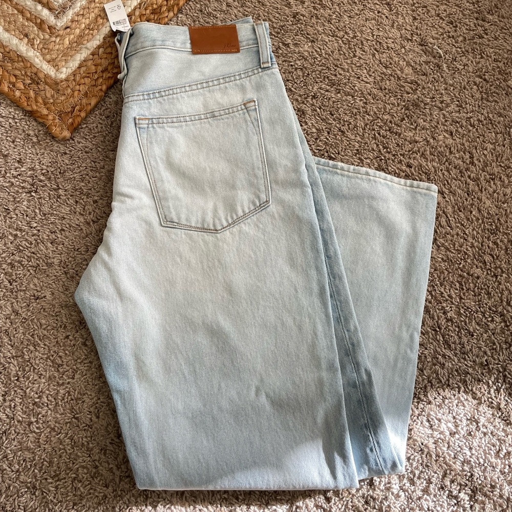 J Crew Slouchy Boyfriend Jean in Waterside Wash